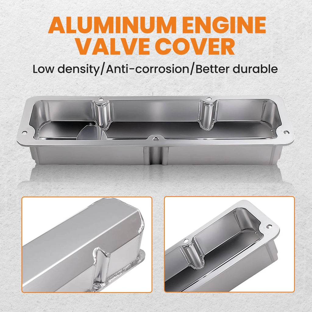 2pc Aluminum Valve Cover for Ford FE BBF (1958-1976)