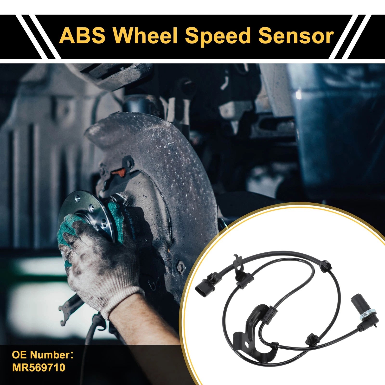 ABS Wheel Speed Sensor MR569710 for Mitsubishi Outlander (2003–2006)
