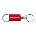 Red Anodized Aluminum Valet Keychain - Officially Licensed for Dodge