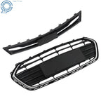 Pair Upper & Lower Grille Mesh for Chevrolet Trax (2017-2021) Chrome