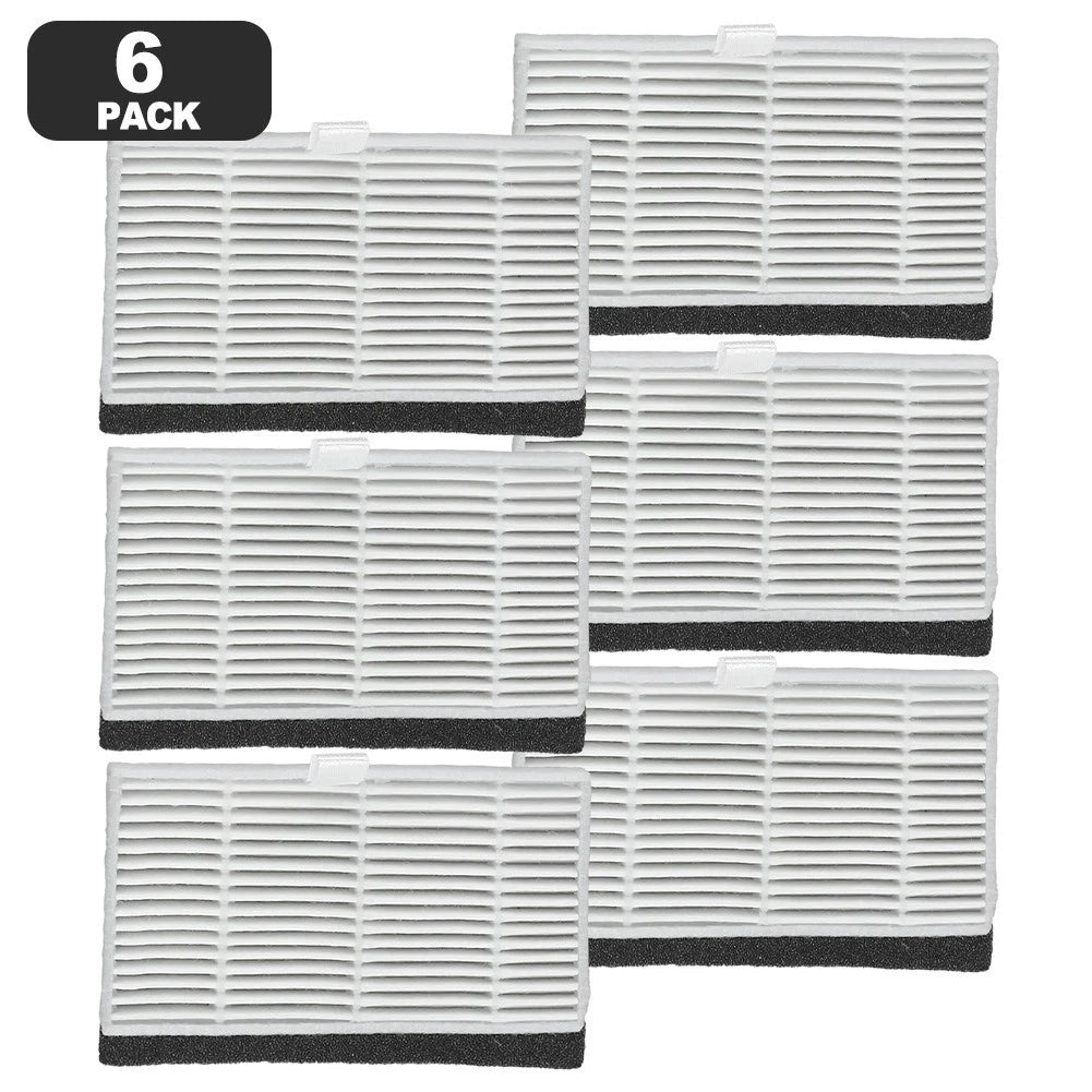 6 Pack Replacement Washable Filters for Honor Choice Robot Cleaner M1