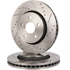 Front Drilled Slotted Brake Rotors for Dodge Durango Jeep Grand Cherokee (2000–2021)