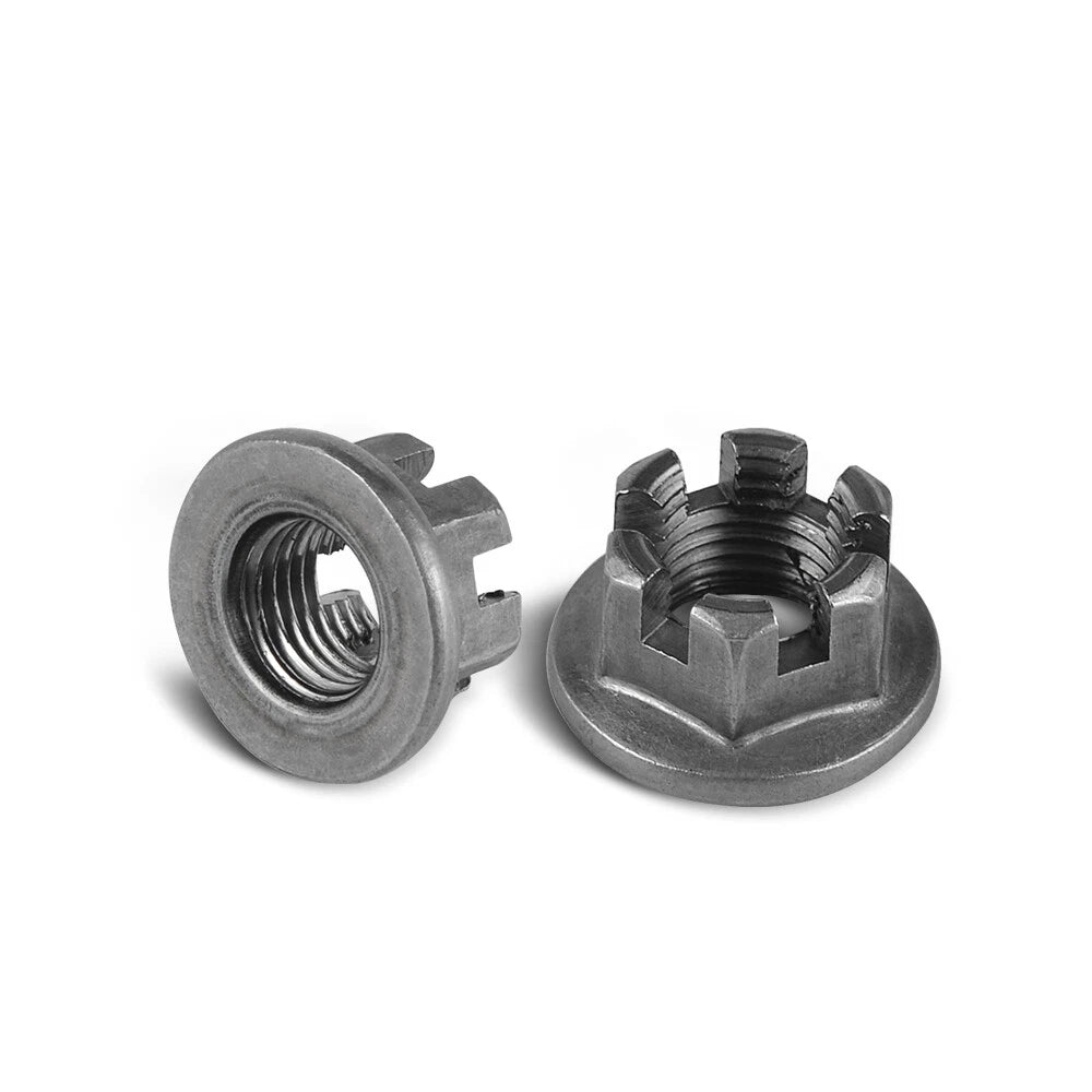 M14x1.5 Front Axle Hub Castle Nuts for Yamaha Blaster Banshee (1988–2006)