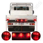 16'' LED ID Clearance Light Bar Red + Side Marker Red for Truck RV Trailer