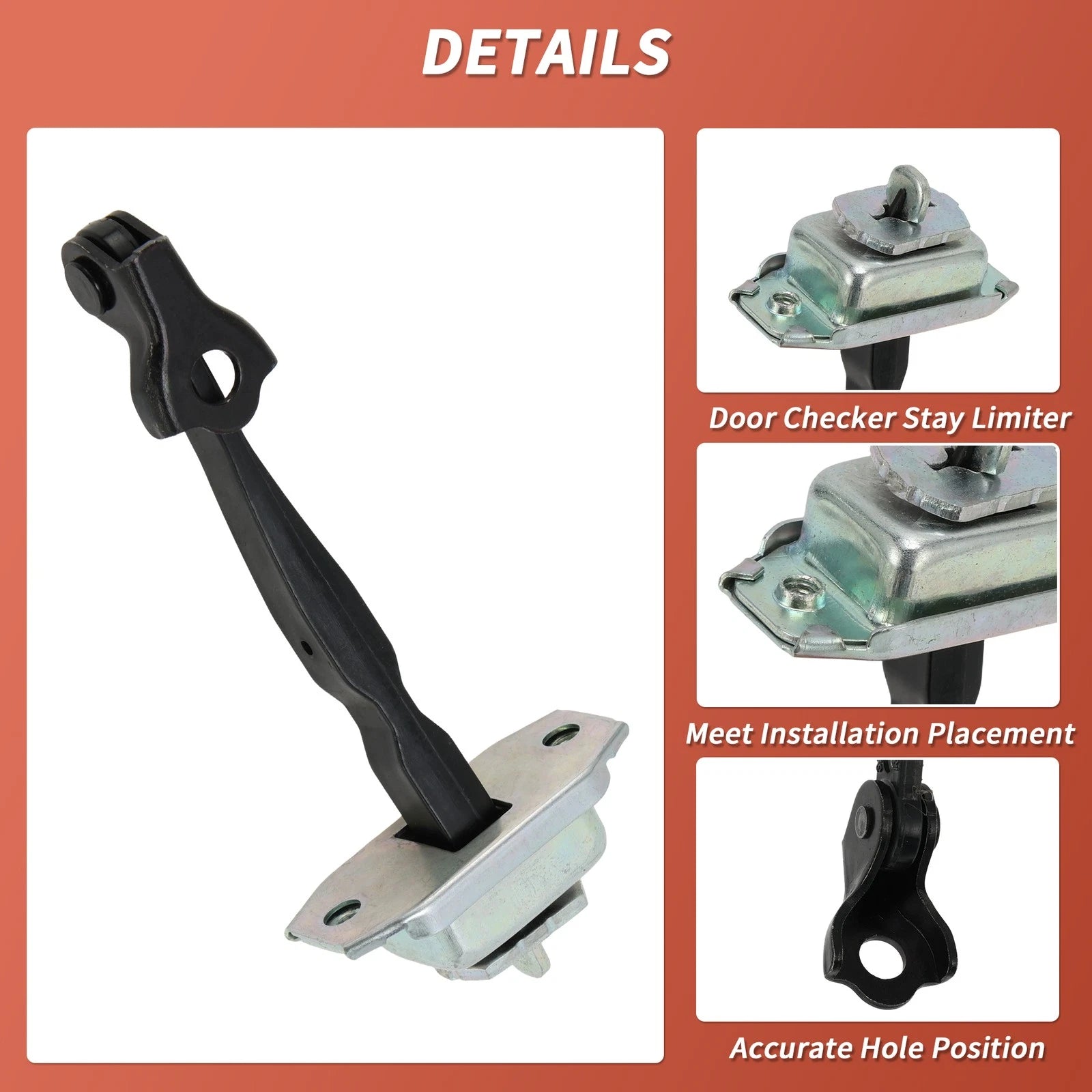 Set of 2 Door Check Straps for Nissan Sentra (2012–2019) No.804303RA0A