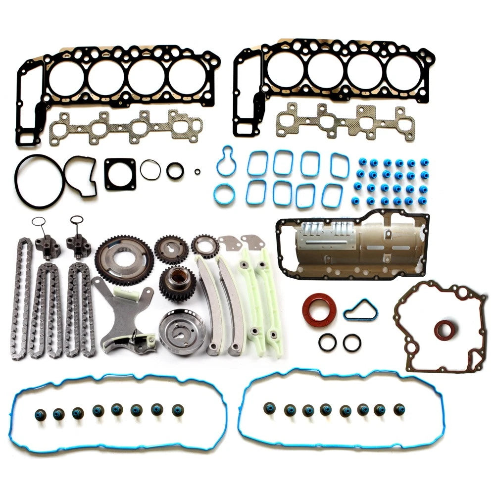 Head Gasket Set, Timing Chain Set, Oil Pan Gasket for 2002 Dodge Ram 1500 4.7L VIN N