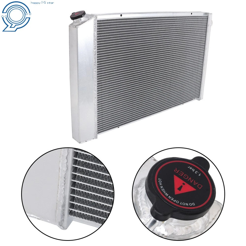 Set of 4 Radiator with 2 Fans for GMC Chevy C/K C10 C20 C30 (1973–1987)