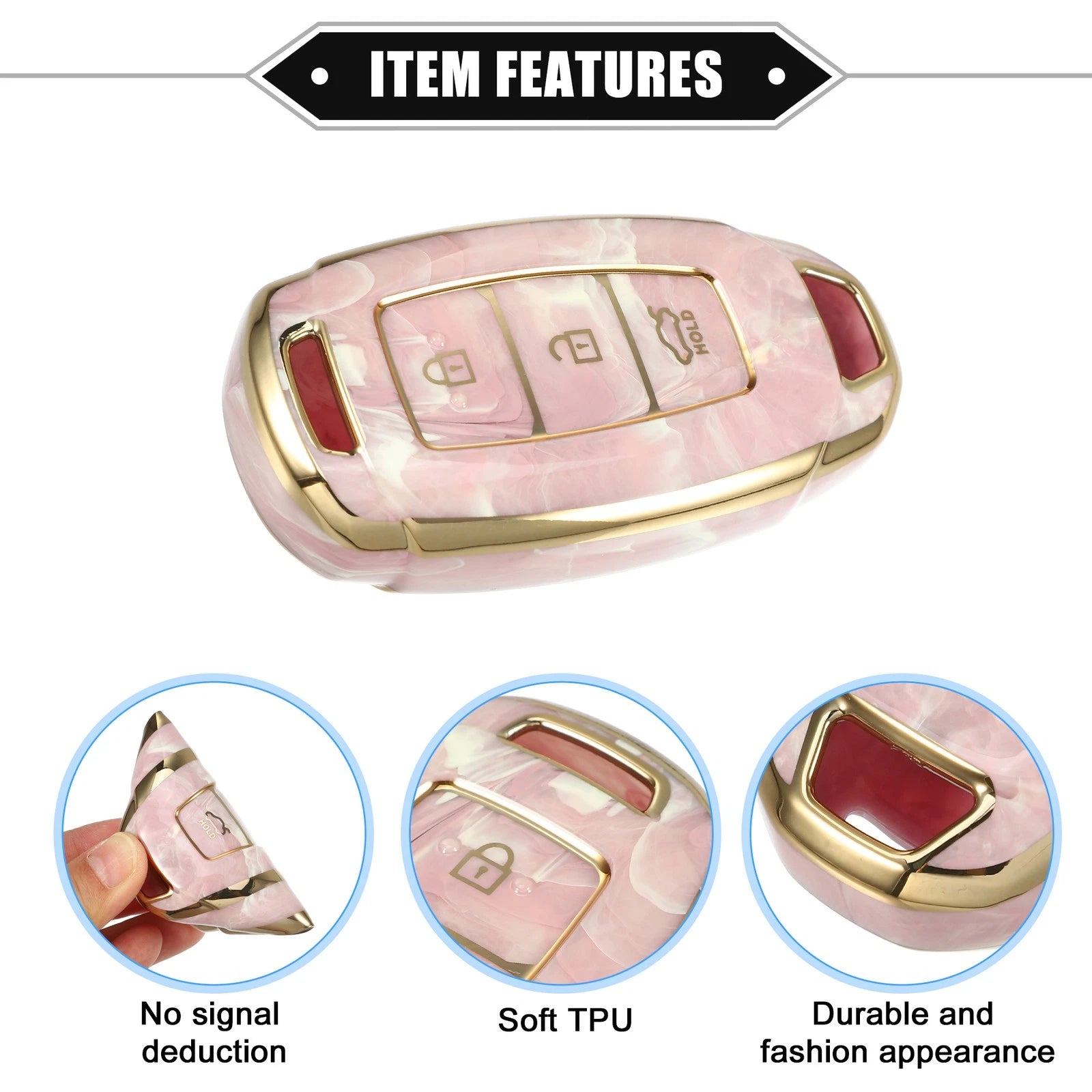 Key Fob Cover for Hyundai Accent Tucson (2010–2023)