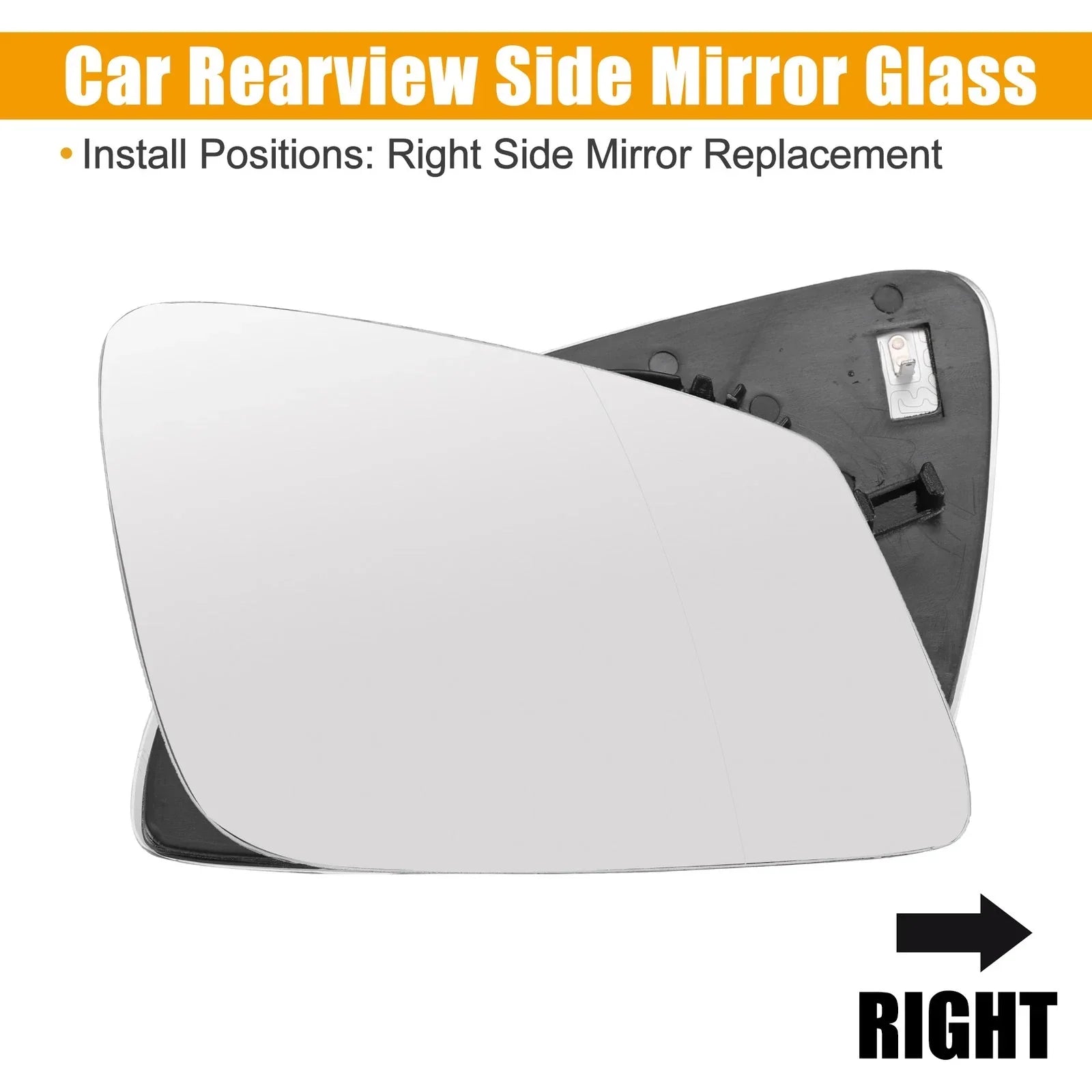 Right Side Rearview Heated Mirror Glass for BMW 5 Series