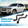 Set of 2 Upper and Lower Radiator Coolant Water Hoses for BMW X5 (2000–2006) No.11537508688