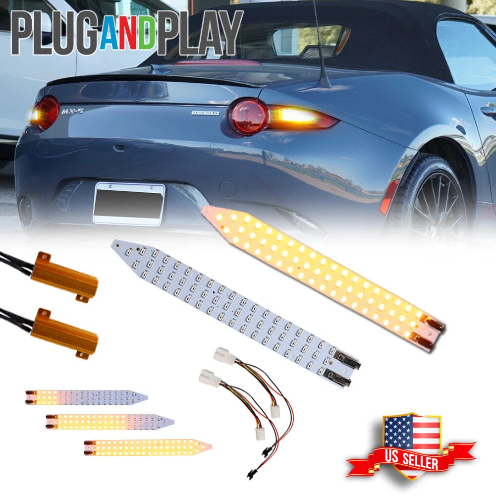 Amber LED Sequential Turn Signal Kit for Mazda MX-5 ND (2016–2023)