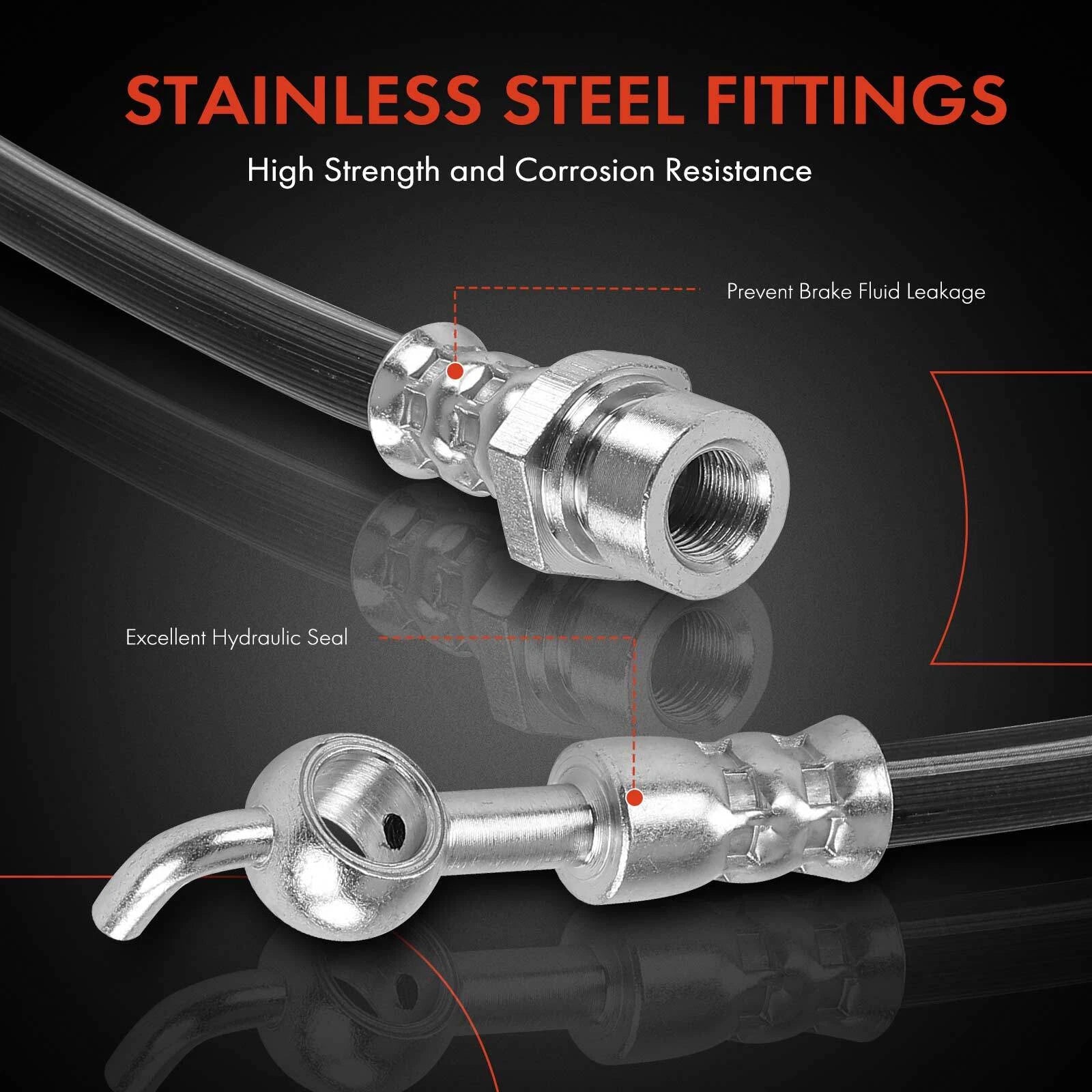 Brake Hydraulic Hose for Kia Rio (2001-2002)