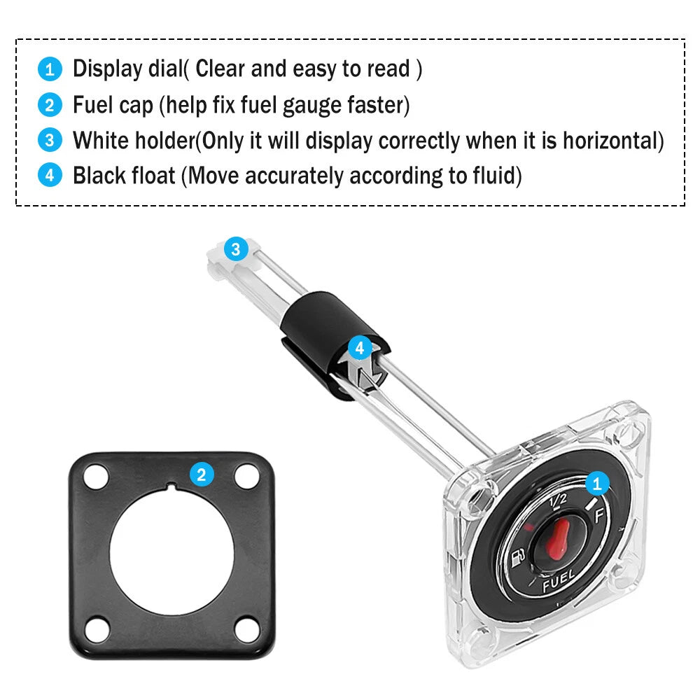 Fuel Gauge Assy for Suzuki Quadrunner 500 LTF500F 4x4 (1998–2002) #:44580-09F01