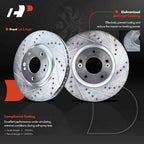 Drilled Rotors for Hyundai Sonata (2006–2016) & Kia Optima (2011–2016)