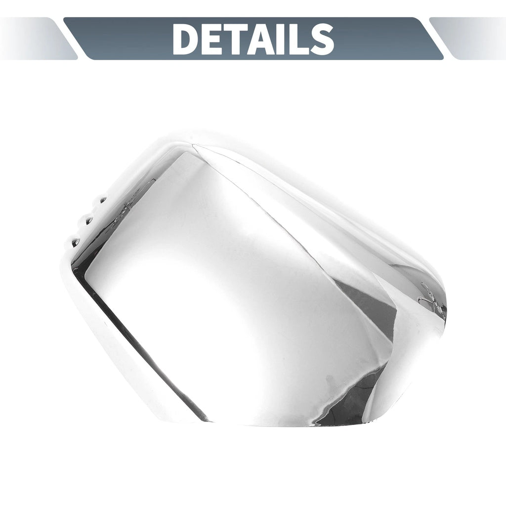 Pair Chrome Plated Rearview Mirror Cover Overlay for Mitsubishi Triton L200 (2006–2023)