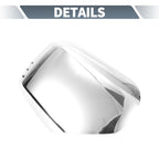 Pair Chrome Plated Rearview Mirror Cover Overlay for Mitsubishi Triton L200 (2006–2023)