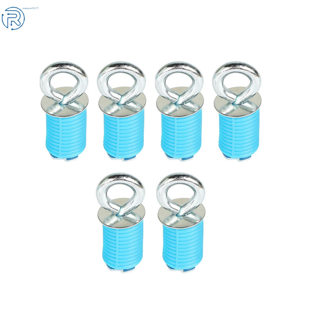 Set of 6 Tie Down Anchors for Polaris RZR Sportsman (2008–2023)