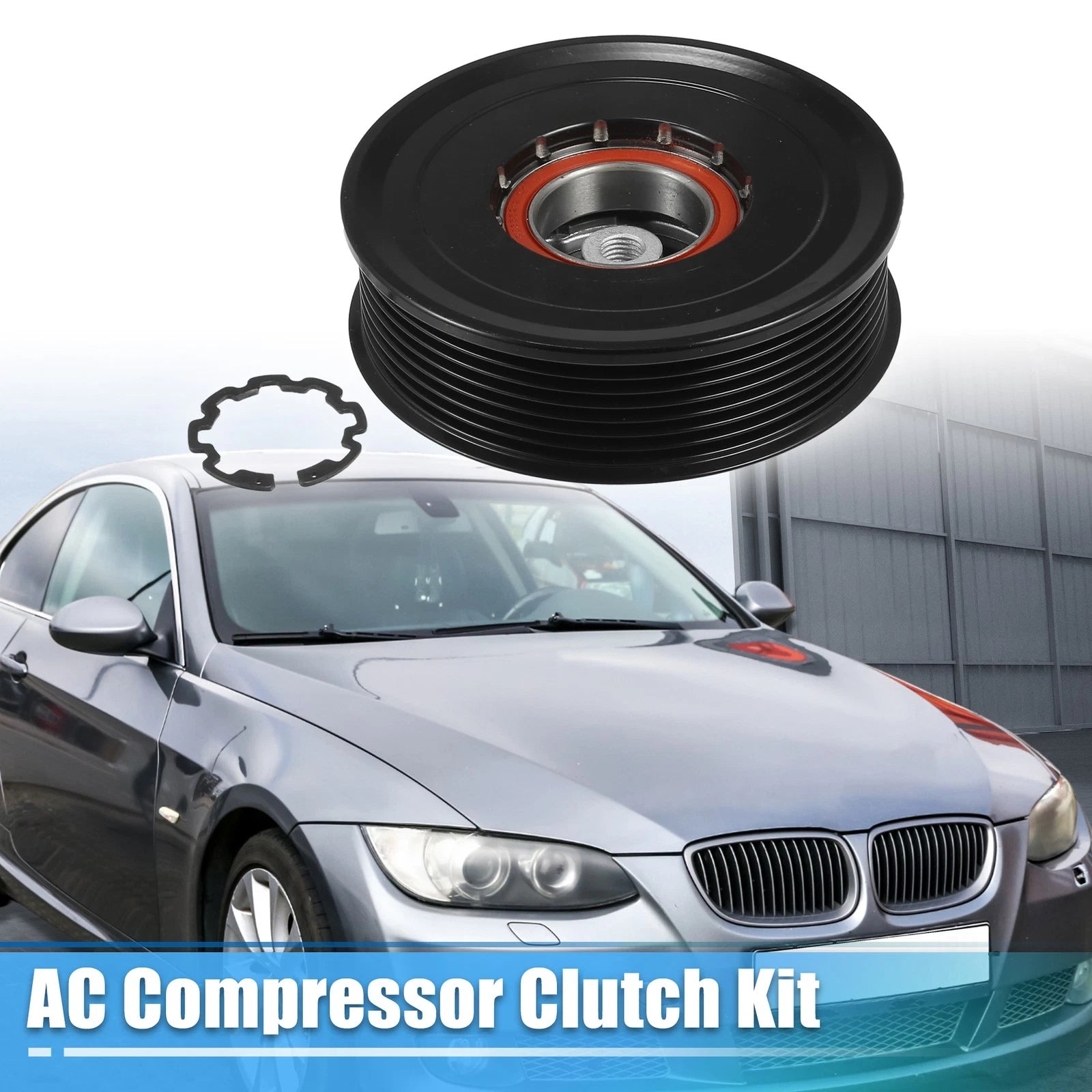 Set of 1 AC Compressor Clutch for BMW 328i 3.0L (2007–2013)
