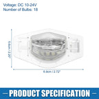 2 x LED License Plate Lights for Honda CR-V (2007-2012)