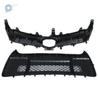Upper & Lower Bumper Grill for Toyota Camry SE (2015–2017) Chrome 2pcs