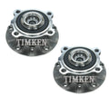 Set of 2 Front Wheel Bearing and Hub Assemblies for BMW E39 E52 (1997–2003)