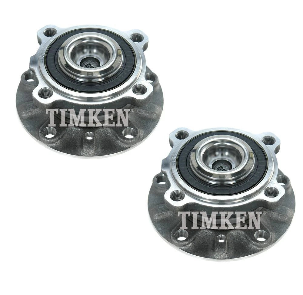 Set of 2 Front Wheel Bearing and Hub Assemblies for BMW E39 E52 (1997–2003)