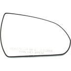 Mirror Glass for Hyundai Elantra (2017-2020) Right Side with Backing Plate