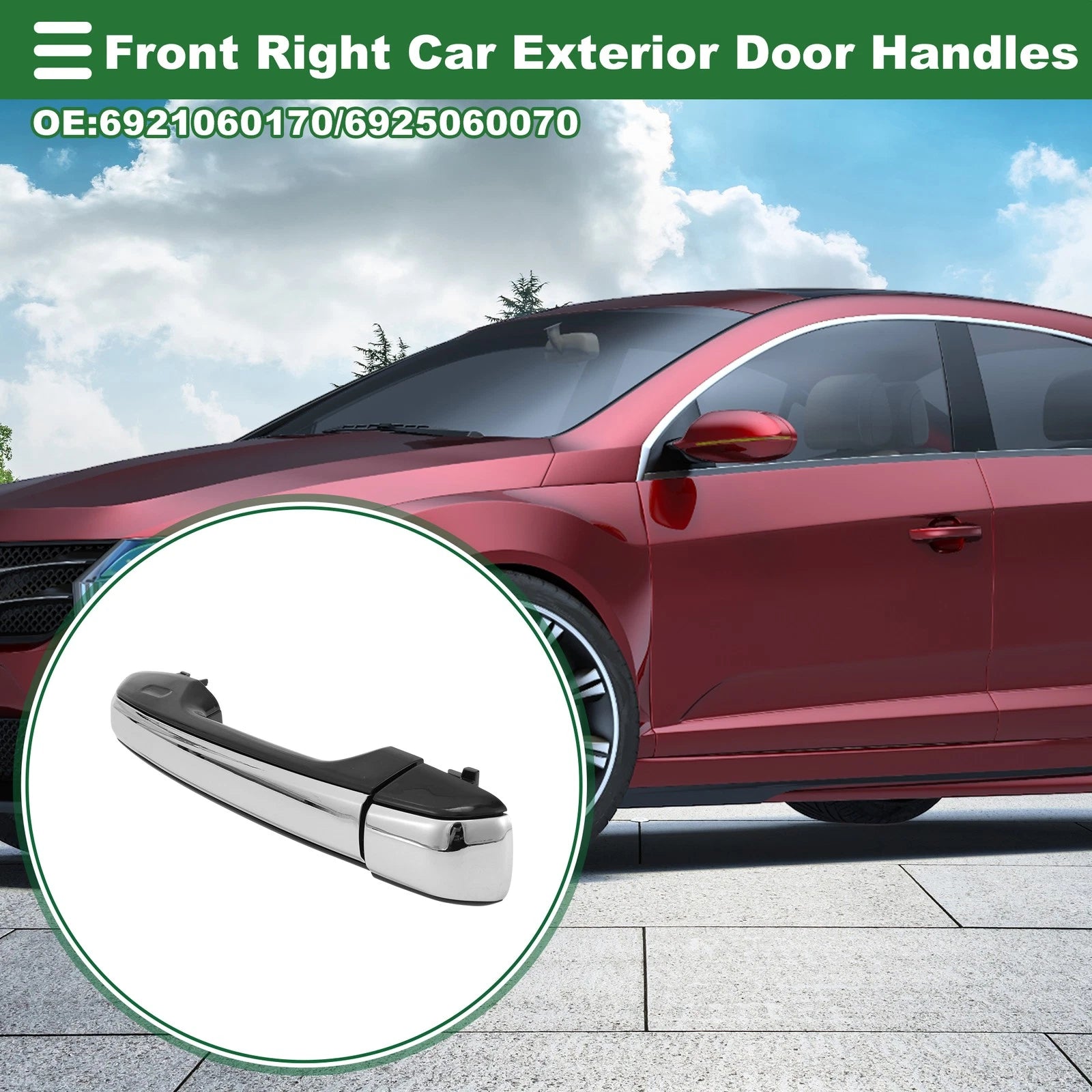 Front Right Door Handle No. 6921060170 for Toyota GX460 (2010–2023)