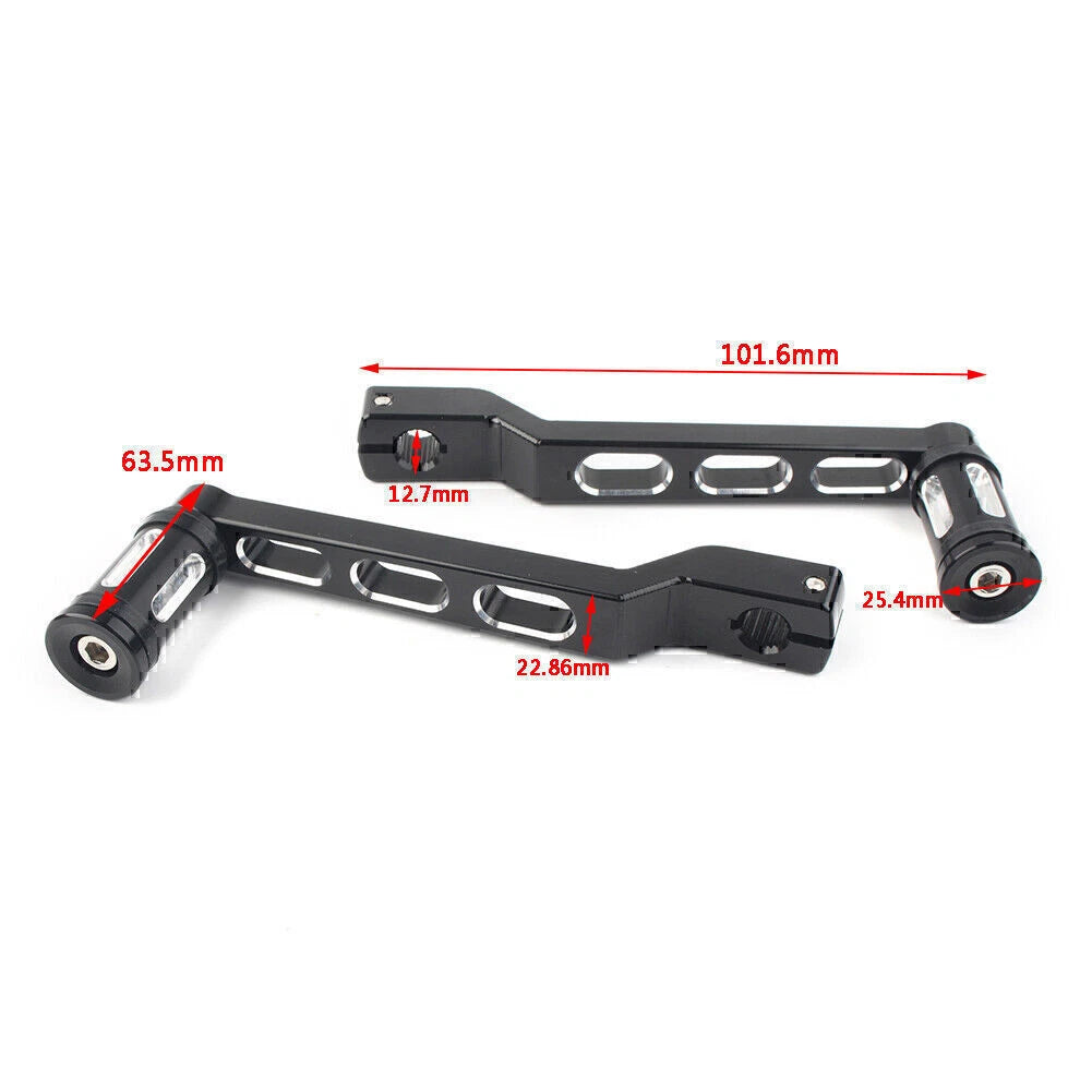Arm Heel & Shift Toe Levers w/ Shifter Pegs for Harley Touring (2009–2023)