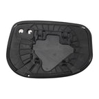 Heated Left Side White Mirror Glass for Honda Jazz (2008–2015)