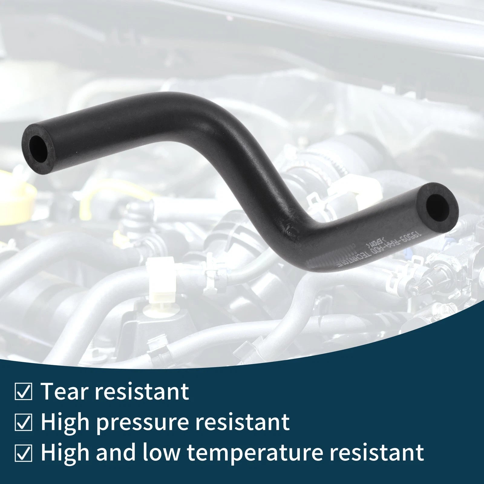Radiator Hose for Honda Accord 2.4L (2003–2005) No. 19509RAAA00 Rubber