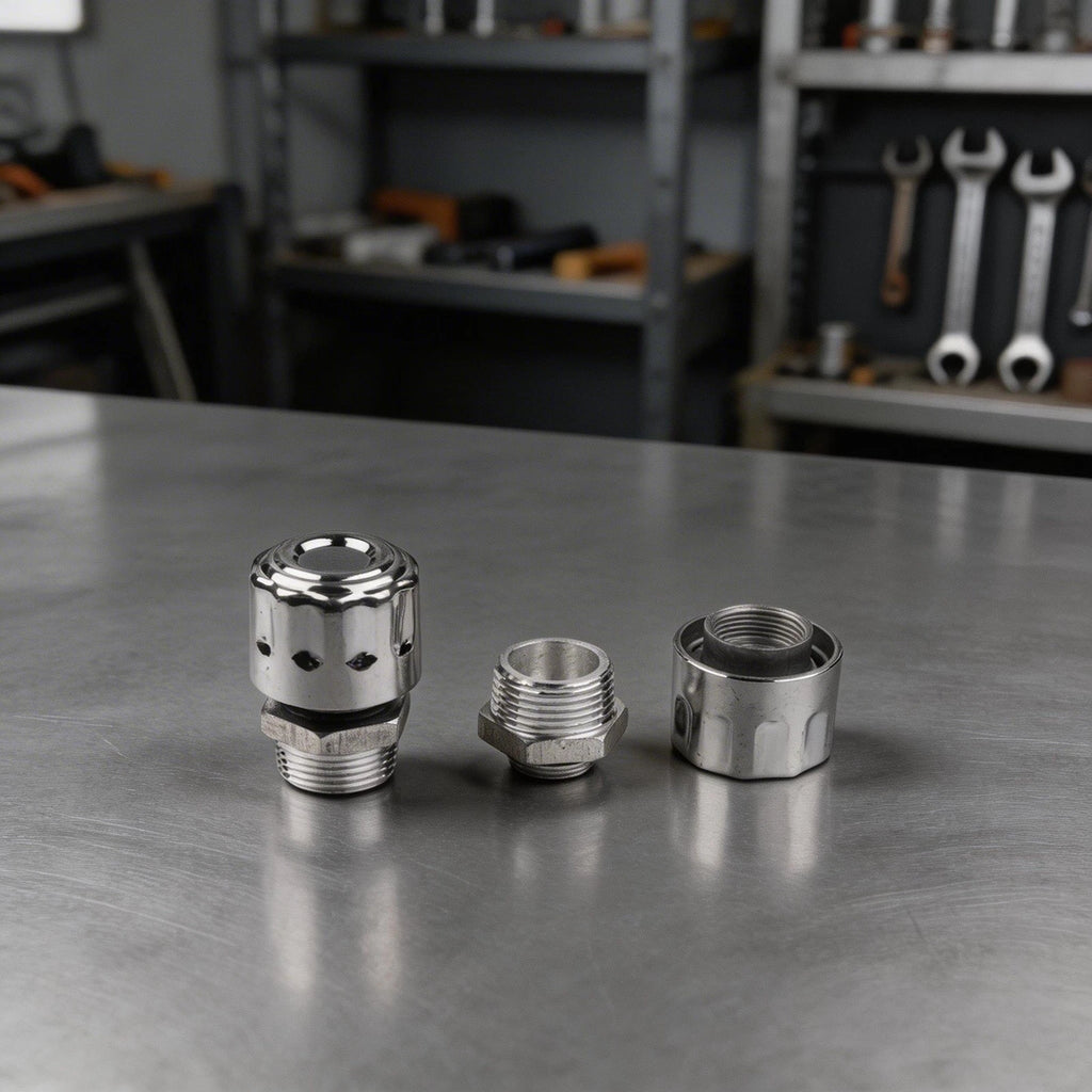 NPT Threaded Breather Cap Pair for Gear Oil Tank (40 Filtration)