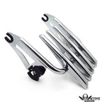 Chrome Skull Detachable Luggage Rack for Harley Touring (2009–2013)