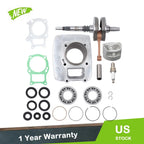 Rebuild Kit with Crankshaft, Cylinder Sleeve, Oil Seal for Honda TRX250 (2001–2007)
