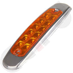 Set of 4 LED Side Marker Lamps for Trailer (Fish Shape)