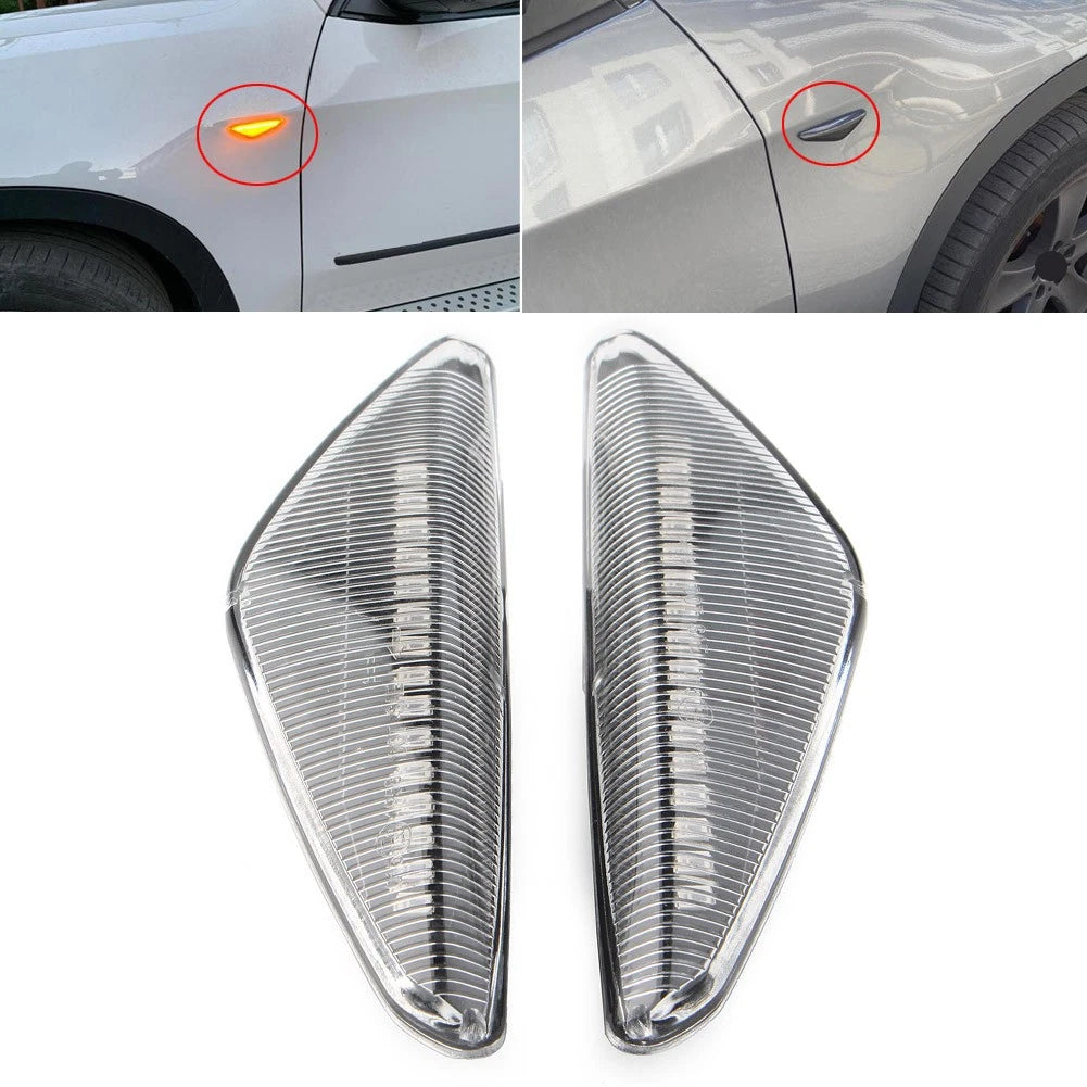 Dynamic LED Side Marker Turn Signal Light for BMW X3 F25, X5 E70, X6 E71, E72