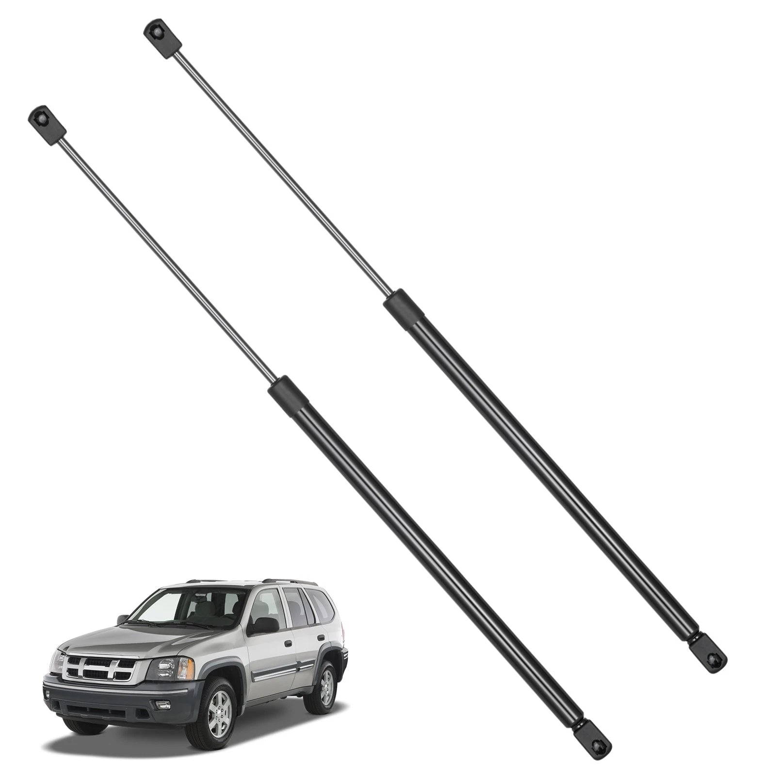 2x Rear Window Lift Supports for 2002-09 Chevy Trailblazer (2002–2009)