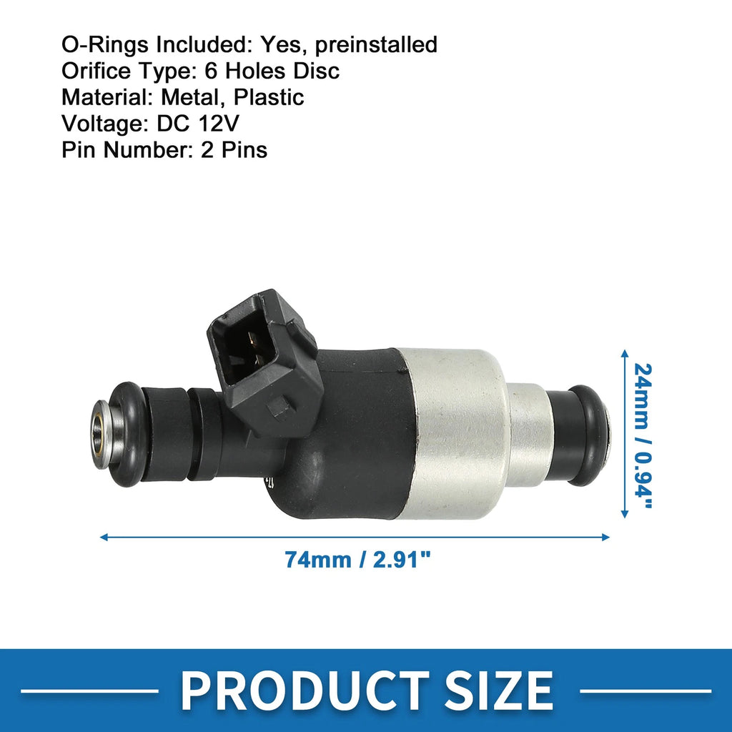 Set of 4 Fuel Injectors No.8171135120 for Chevrolet Cavalier (1998–2000)