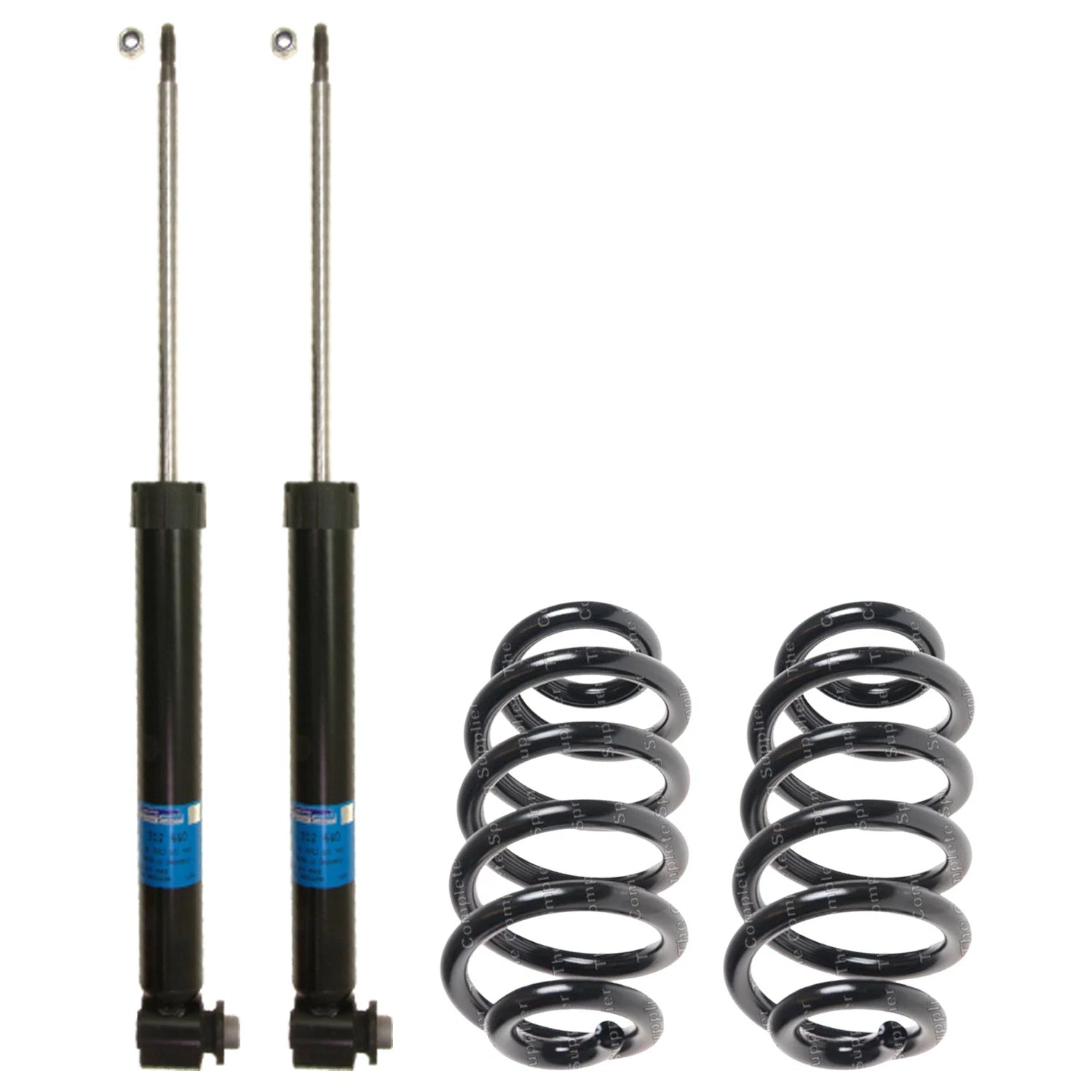 Sachs Rear Shocks & Lesjofors Coil Springs Kit for Audi A6 Quattro (2005–2011)
