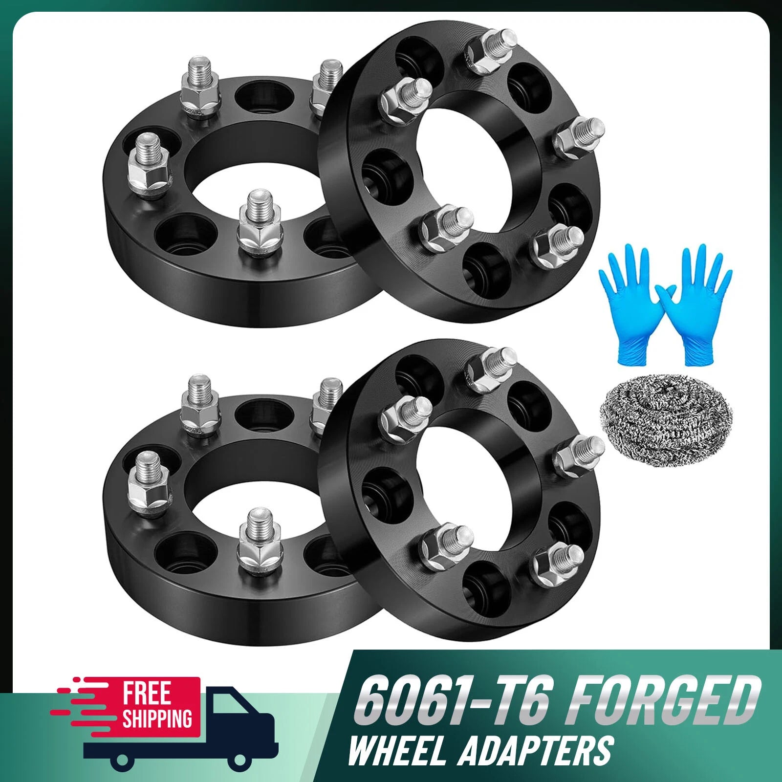 Wheel Adapters 4Pcs for 5x120 to 5x114.3 | 12x1.5 Studs (1.25") 79mm