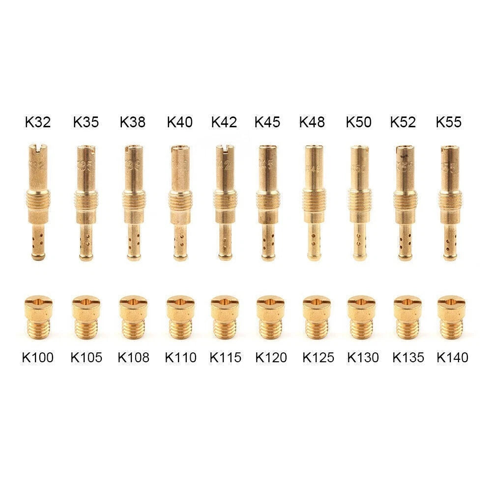 Carburetor Jet Kit Set of 20 for PWK CVK (Fitment Specific)