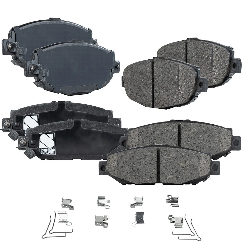 Set of 4 Ceramic Brake Pads for Lexus SC400, SC300 (1992–2000)
