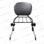 Adjustable Backrest Sissy Bar + Luggage Rack for Harley Touring (2009–2015)