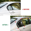 Pair Rear Window Louver Cover Sun Shade for BMW 3-Series E46 (1998–2005)