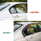 Pair Rear Window Louver Cover Sun Shade for BMW 3-Series E46 (1998–2005)