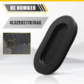 2pc Oval Drain Hole Plug Cover for Ford F-150 (1999–2018) Black OEM