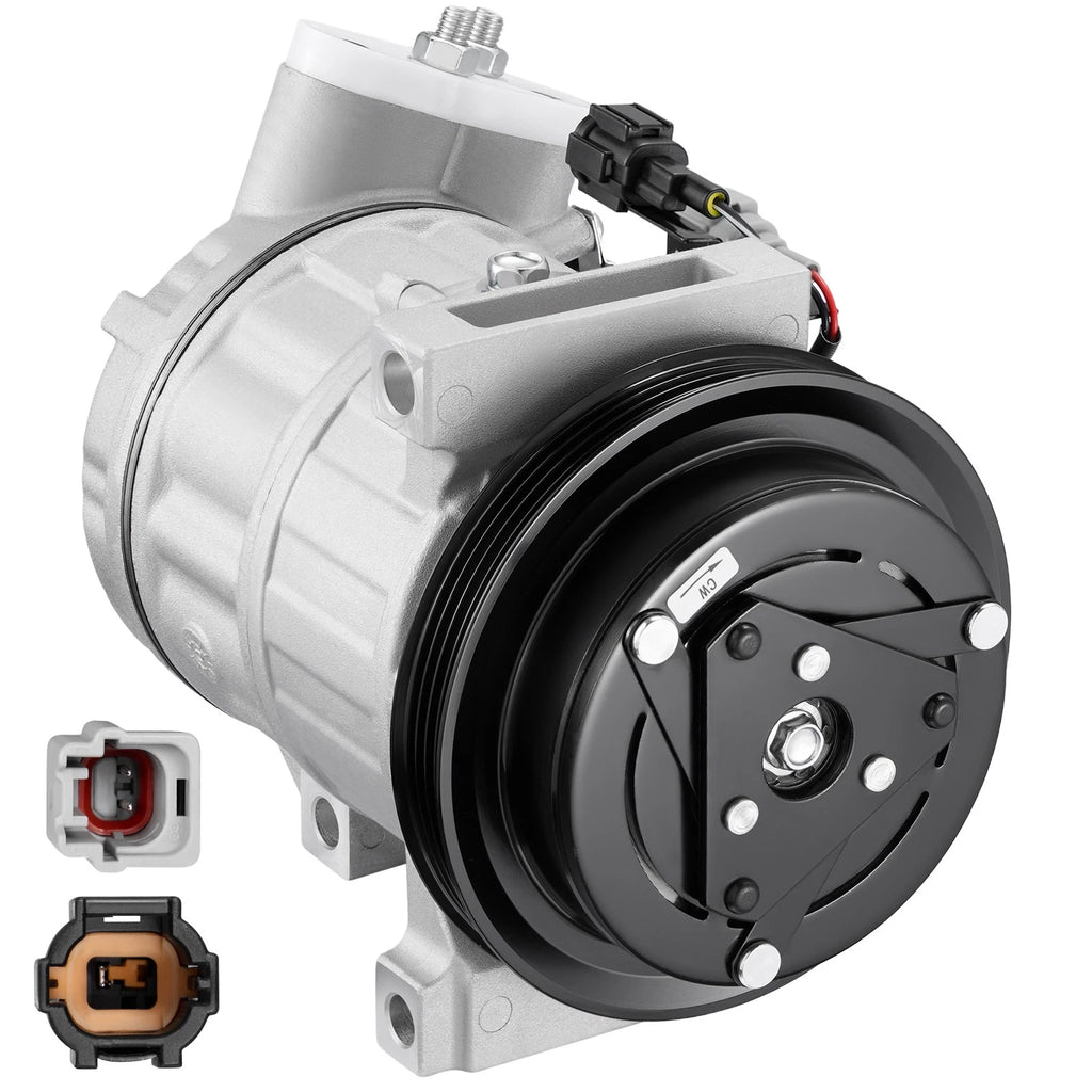 A/C Compressor w/ Clutch 4-Groove Pulley for Infiniti M35 (2006–2008)