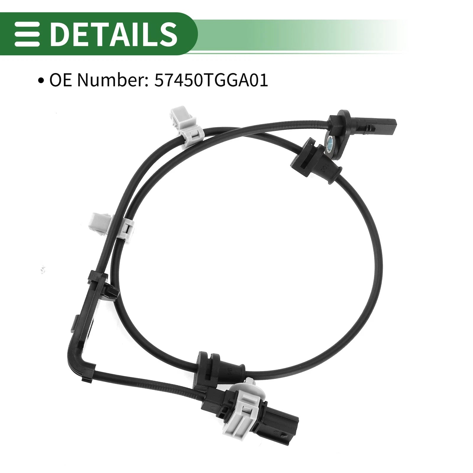 ABS Wheel Speed Sensor No. 57450TGGA01 for Honda Civic (2016–2021)