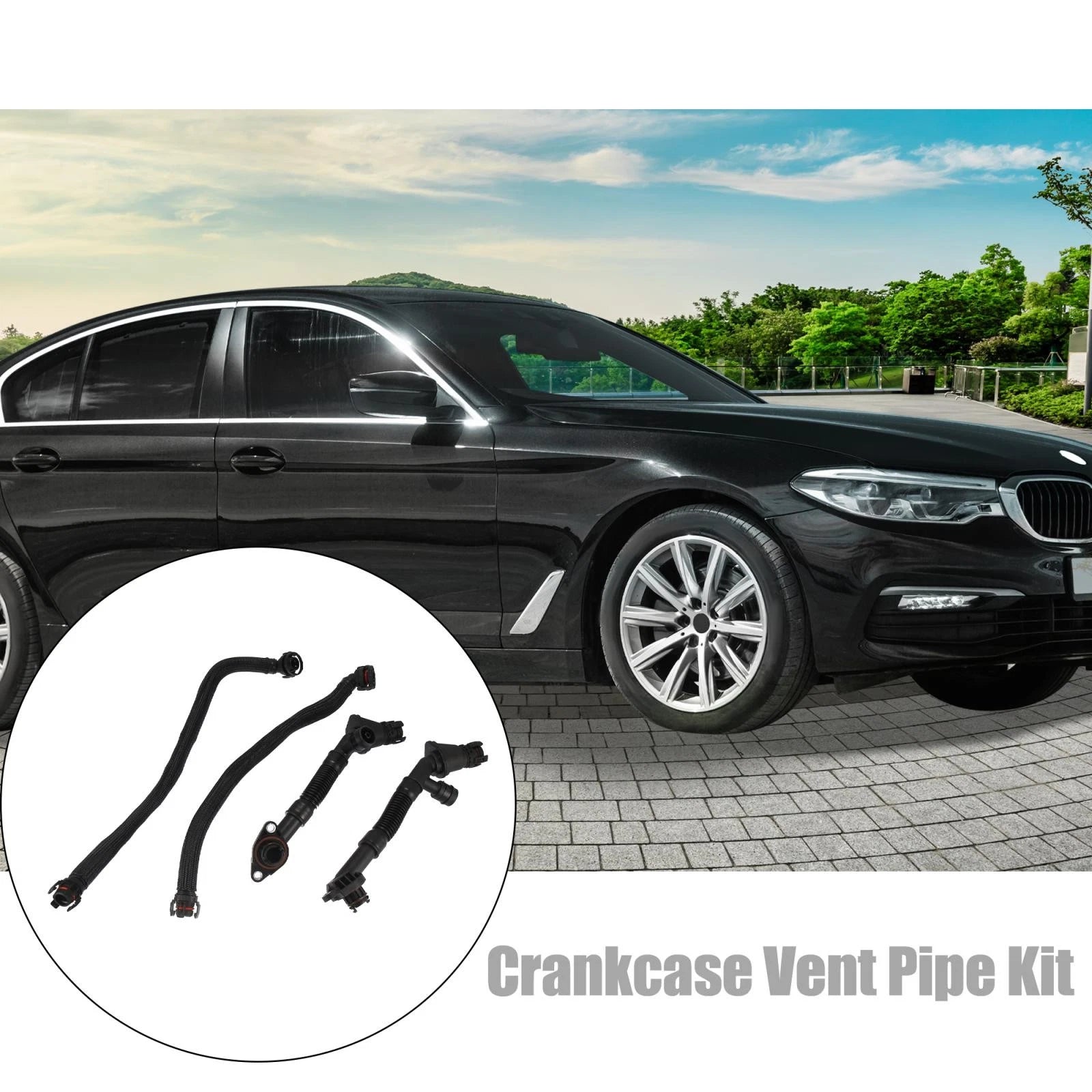 Crankcase Vent Pipe Kit for BMW (11157575640, 11157575641, 11157646086, 11157646087)