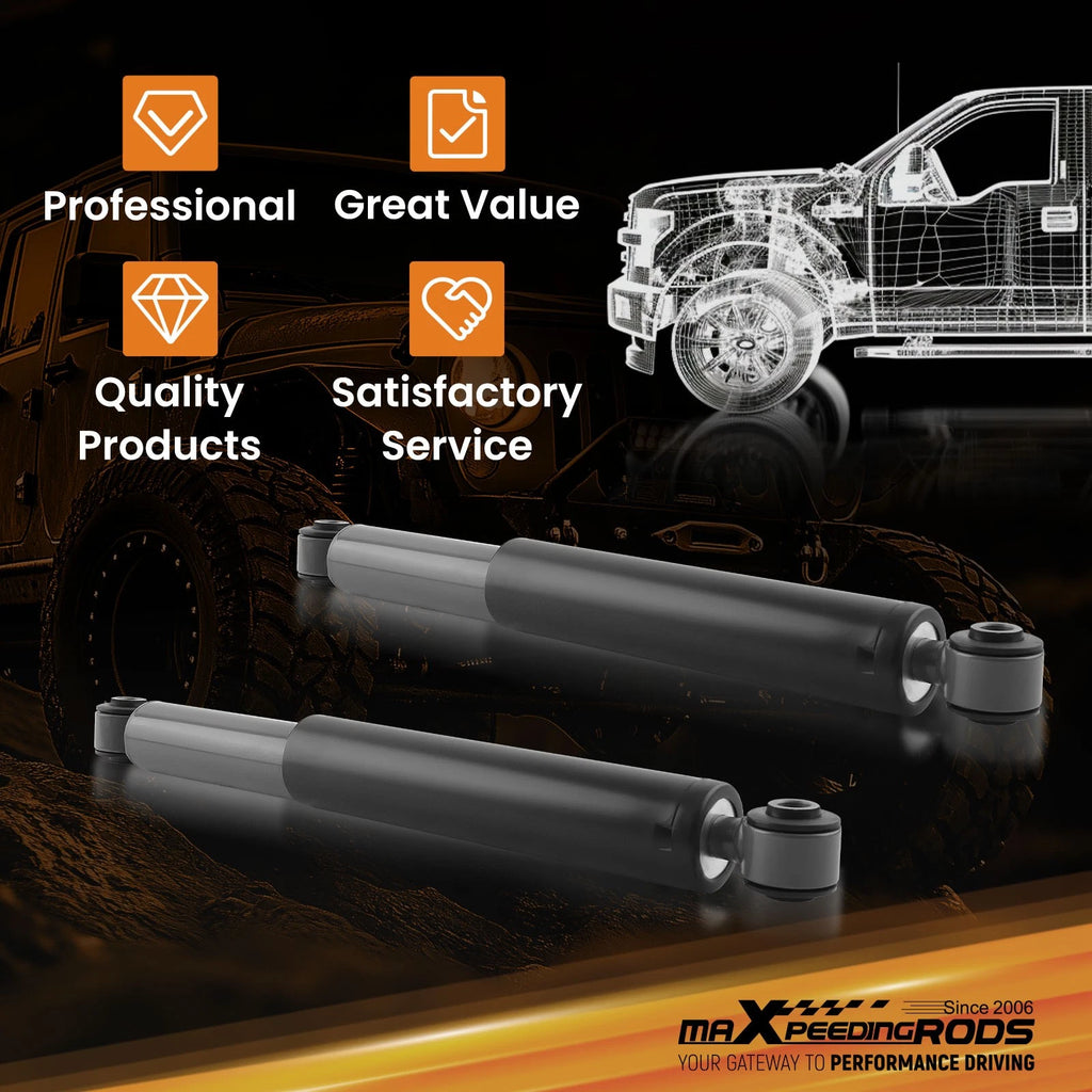 Pair Rear Lowering Shocks 5"-7" Drop for Silverado/Sierra (1999–2006)
